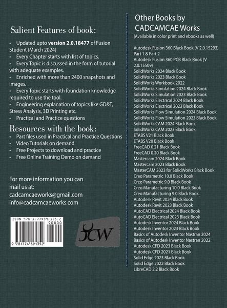 Produktbild: Autodesk Fusion 360 Black Book (V 2.0.18477) Part II