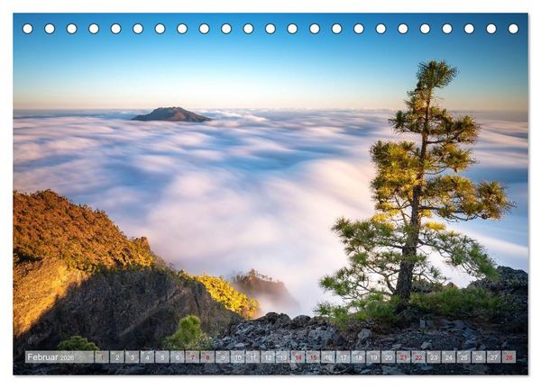 Produktbild: Kanarisch Wild - La Palma (Tischkalender 2026 DIN A5 quer), CALVENDO Monatskalender