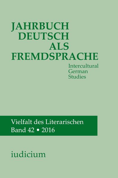 Produktbild: Jahrbuch DAF Intercultural German Stud. 42/2016