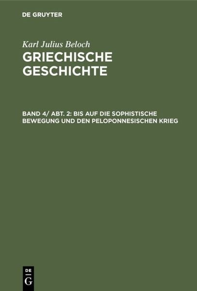 Produktbild: Bis auf die sophistische Bewegung und den peloponnesischen Krieg