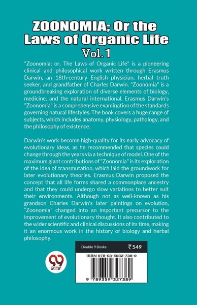 Produktbild: Zoonomia; or the Laws of Organic Life