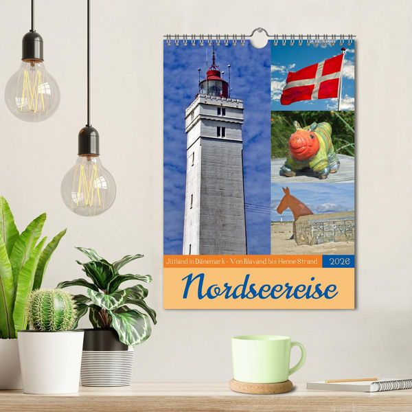 Produktbild: Nordseereise &ndash; J&uuml;tland in D&auml;nemark &ndash; Von Blavand bis Henne Strand (Wandkalender 2026 DIN A4 hoch), CALVENDO Monatskalender