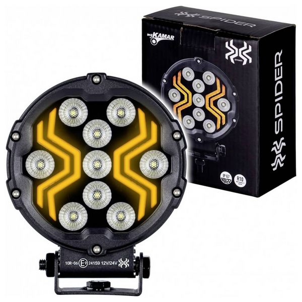 Produktbild: SecoR&uuml;t LED-Arbeitsscheinwerfer 12 V/DC, 24 V/DC L0196 (&Oslash;) 111mm 1700lm