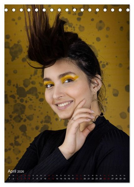 Produktbild: Beauty Faces - Photos by Michael Allmaier (Tischkalender 2026 DIN A5 hoch), CALVENDO Monatskalender