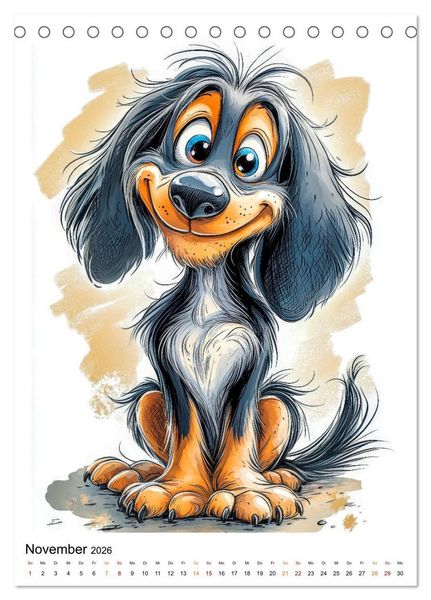 Produktbild: Hunde mit Humor (Tischkalender 2026 DIN A5 hoch), CALVENDO Monatskalender