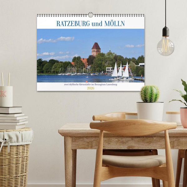 Produktbild: RATZEBURG und M&Ouml;LLN (Wandkalender 2026 DIN A3 quer), CALVENDO Monatskalender