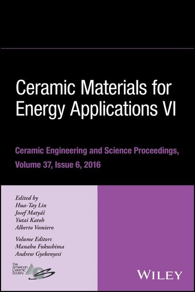 Produktbild: Ceramic Materials for Energy Applications VI, Volume 37, Issue 6