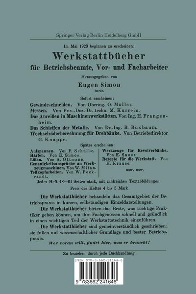 Produktbild: Die Entwicklungsgrundz&uuml;ge der industriellen spanabhebenden Metallbearbeitungstechnik im 18. und 19. Jahrhundert