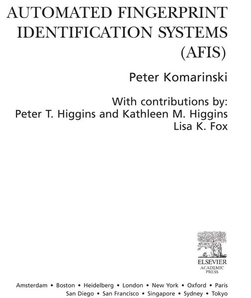 Produktbild: Automated Fingerprint Identification Systems (AFIS)