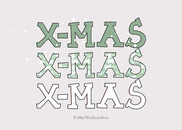 Produktbild: 25 handgemachte Weihnachtskarten Teil 1