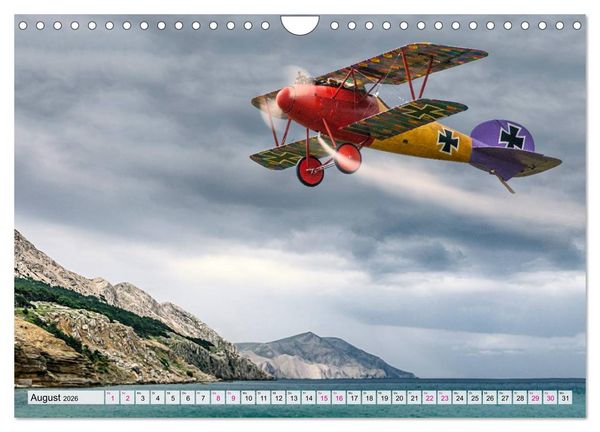 Produktbild: Modellflugzeuge in ACTION (Wandkalender 2026 DIN A4 quer), CALVENDO Monatskalender