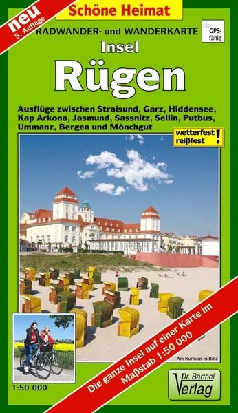 Produktbild: Radwander- und Wanderkarte Insel R&uuml;gen