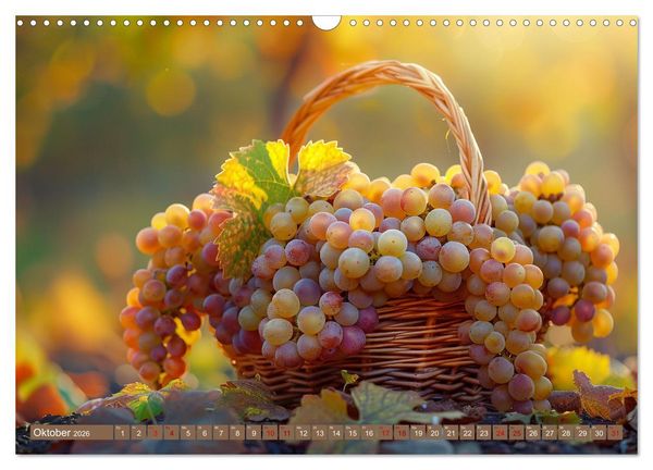 Produktbild: Wein begeistert (Wandkalender 2026 DIN A3 quer), CALVENDO Monatskalender