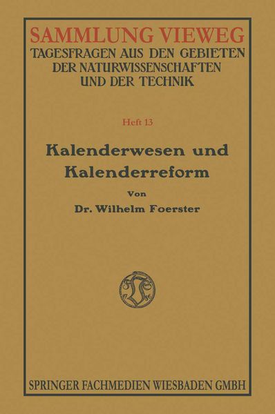 Produktbild: Kalenderwesen und Kalenderreform