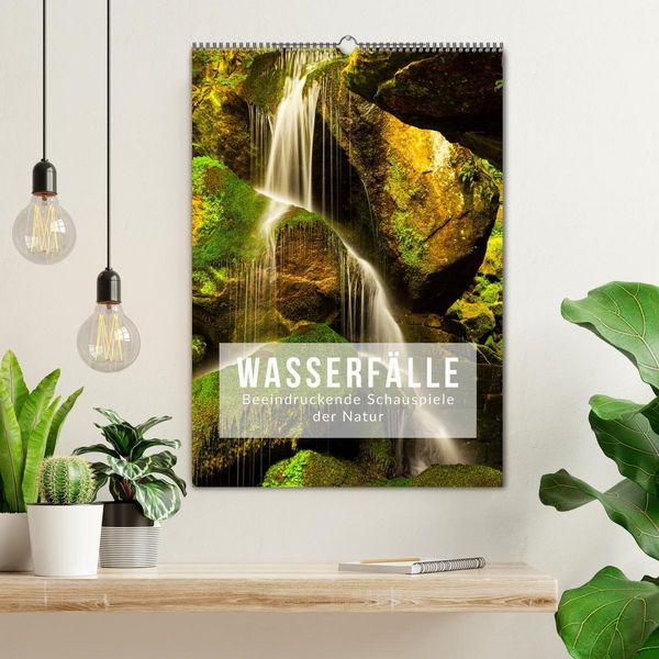Produktbild: Wasserf&auml;lle. Beindruckende Schauspiele der Natur (Wandkalender 2026 DIN A2 hoch), CALVENDO Monatskalender