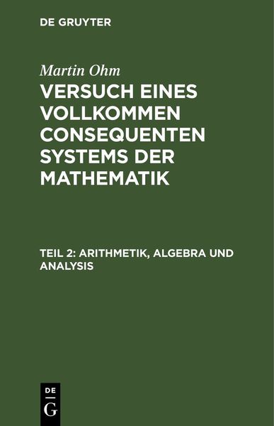Produktbild: Arithmetik, Algebra und Analysis