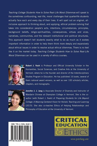 Produktbild: Teaching College Students How to Solve Real-Life Moral Dilemmas