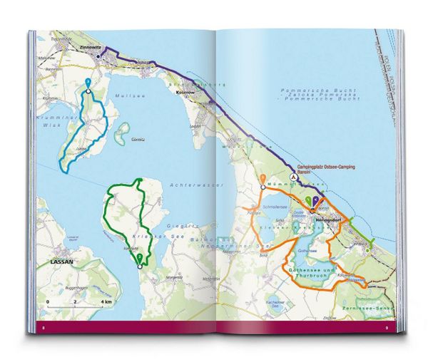 Produktbild: KOMPASS Camping, Wandern & Biken Deutschland &ndash; 50 Campingpl&auml;tze zum Wandern und Biken