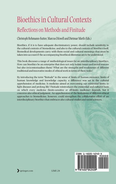 Produktbild: Bioethics in Cultural Contexts