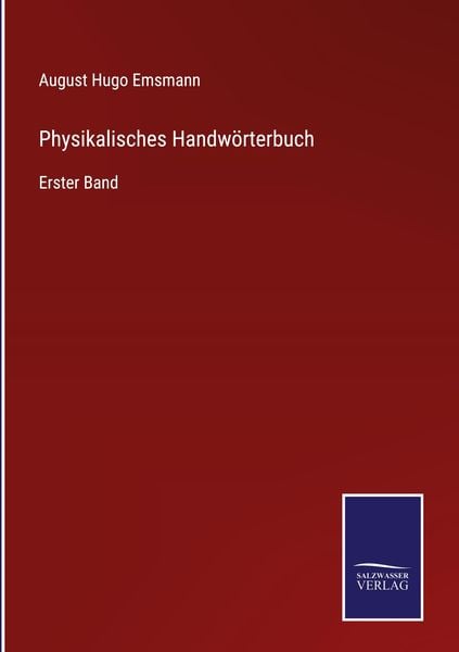 Physikalisches Handwörterbuch