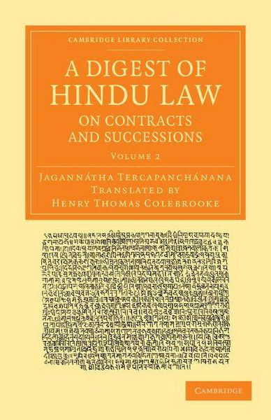 Produktbild: A Digest of Hindu Law, on Contracts and Successions