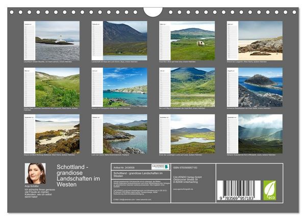 Produktbild: Schottland - grandiose Landschaften im Westen (Wandkalender 2027 DIN A4 quer), CALVENDO Monatskalender
