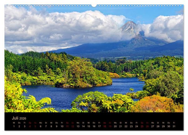 Produktbild: S&uuml;dseetraum Neuseeland (hochwertiger Premium Wandkalender 2026 DIN A2 quer), Kunstdruck in Hochglanz