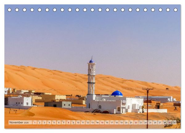Produktbild: Oman - Historische Perle des Orients (Tischkalender 2026 DIN A5 quer), CALVENDO Monatskalender