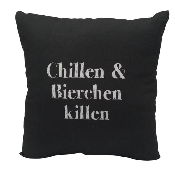 Produktbild: Kissen 25 x 25 cm mit Tasche, M&auml;nnerkissen