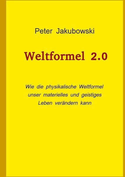 Produktbild: Weltformel 2.0