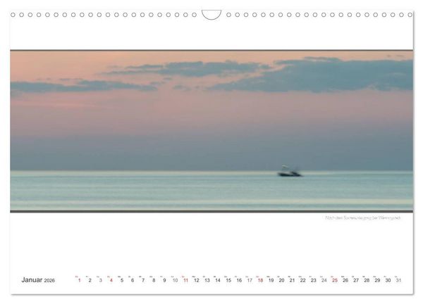 Produktbild: Emotionale Momente: Sylt de Luxe - die sch&ouml;nste deutsche Insel. (Wandkalender 2026 DIN A3 quer), CALVENDO Monatskalender