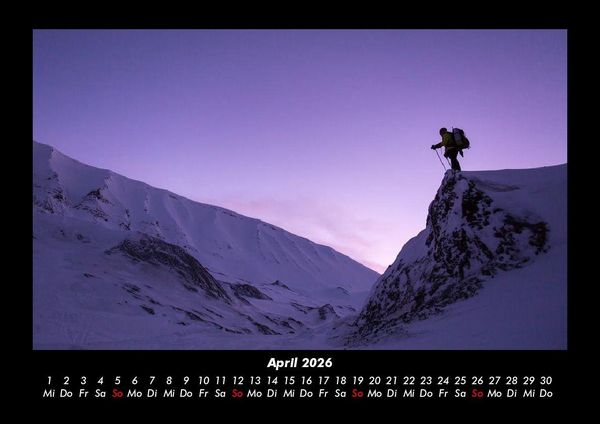 Produktbild: Berge 2026 Fotokalender DIN A3