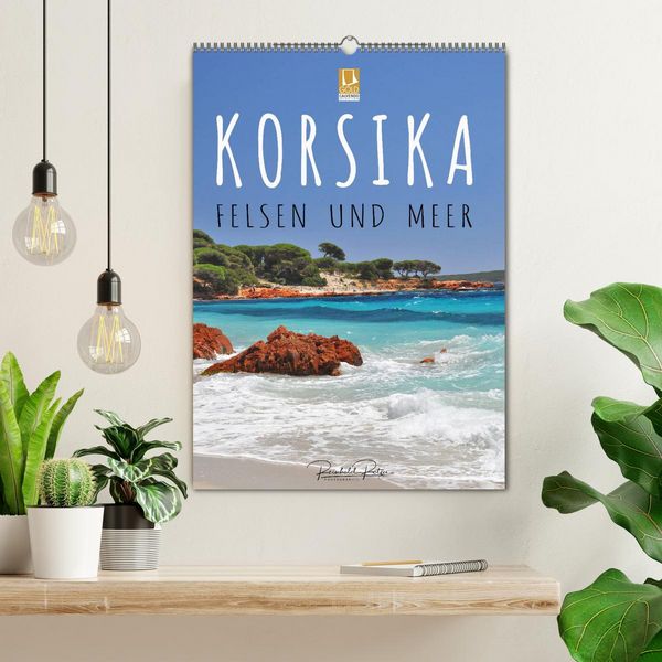 Produktbild: Korsika - Felsen und Meer (Wandkalender 2026 DIN A2 hoch), CALVENDO Monatskalender