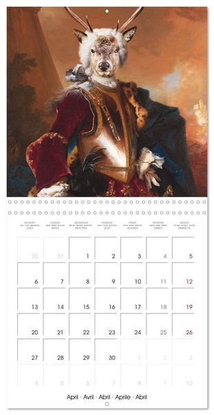 Produktbild: Aristocrat Animals (Wall Calendar 2026 12 &times; 12 Inch) CALVENDO 12 Month Wall Calendar