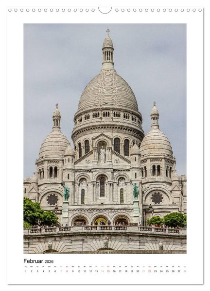 Produktbild: Paris (Wandkalender 2026 DIN A3 hoch), CALVENDO Monatskalender