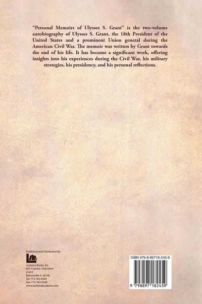Produktbild: Personal Memoirs of Ulysses S. Grant