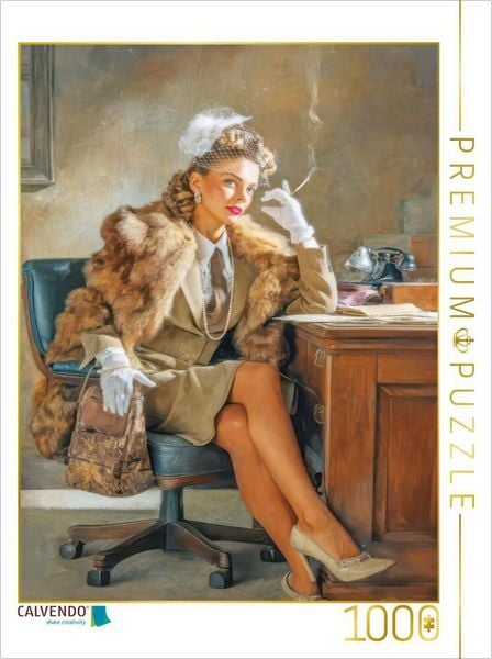 CALVENDO Puzzle Eleganz der 30er und 40er Jahre | 1000 Teile Lege-Größe 64x48cm Foto-Puzzle für glückliche Stunden
