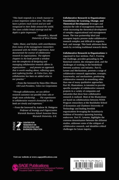 Produktbild: Collaborative Research in Organizations