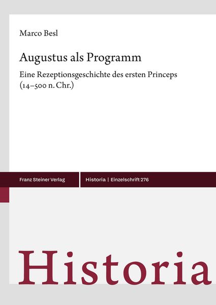 Produktbild: Augustus als Programm