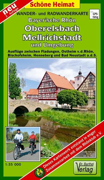 Produktbild: Radwander- und Wanderkarte Bayerische Rh&ouml;n, Oberelsbach, Mellrichstadt und Umgebung