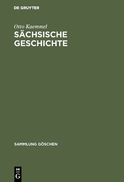 Produktbild: S&auml;chsische Geschichte