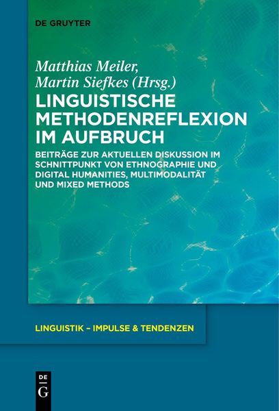 Produktbild: Linguistische Methodenreflexion im Aufbruch