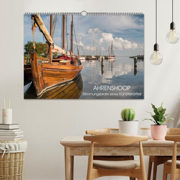 Produktbild: Ahrenshoop - Stimmungsbilder eines K&uuml;nstlerortes (Wandkalender 2026 DIN A2 quer), CALVENDO Monatskalender