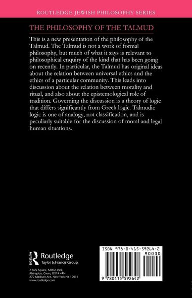 Produktbild: Philosophy of the Talmud