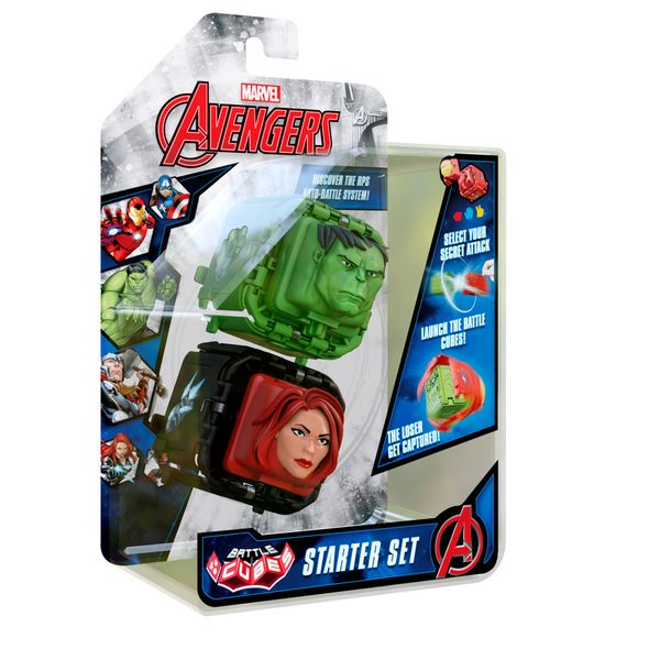Produktbild: Battle Cubes Marvel The Avengers Hulk/Black Widow Blister
