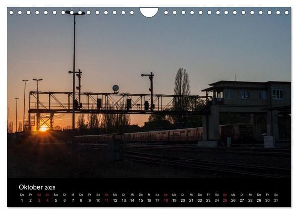 Produktbild: Auf Gleisen durch Berlin (Wandkalender 2026 DIN A4 quer), CALVENDO Monatskalender