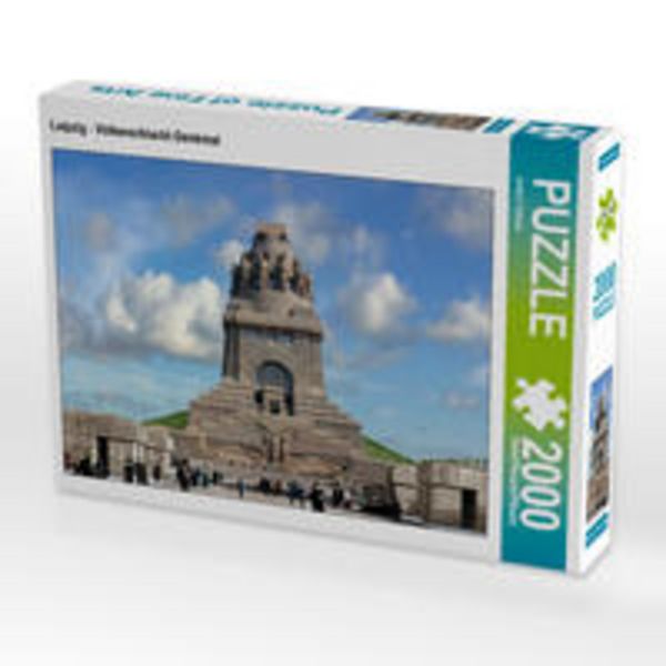 CALVENDO Puzzle Leipzig - Völkerschlacht-Denkmal | 2000 Teile Lege-Größe 90 × 67 cm Foto-Puzzle für glückliche Stunden