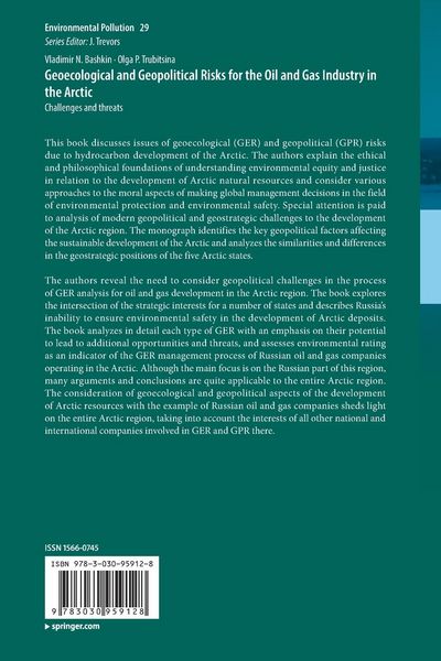 Produktbild: Geoecological and Geopolitical Risks for the Oil and Gas Industry in the Arctic