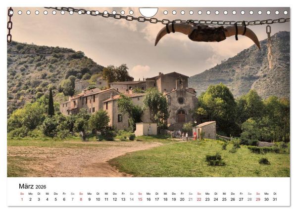 Produktbild: Frankreich- St&auml;dte und D&ouml;rfer des Languedoc-Roussillon (Wandkalender 2026 DIN A4 quer), CALVENDO Monatskalender