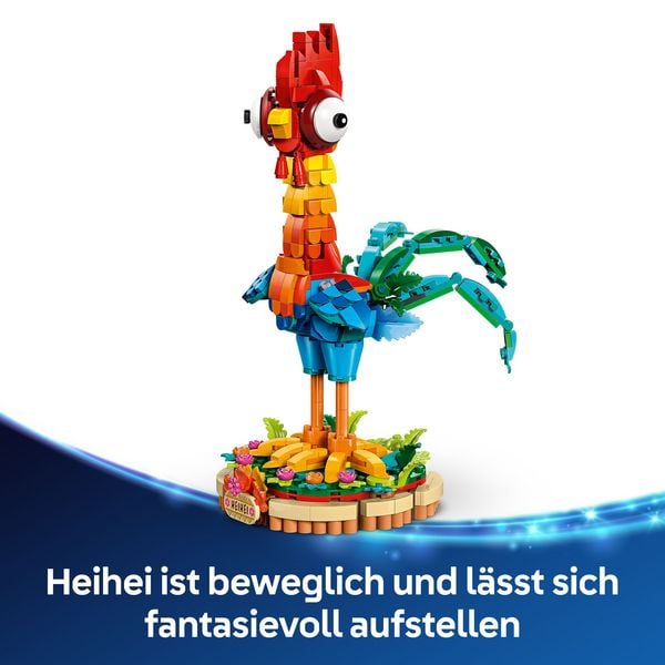 LEGO ǀ Disney Vaiana 2 Heihei - Spielset mit baubarer Tierfigur - 43272